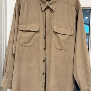 Mishka Men's Tan Casual Shirt Jacket